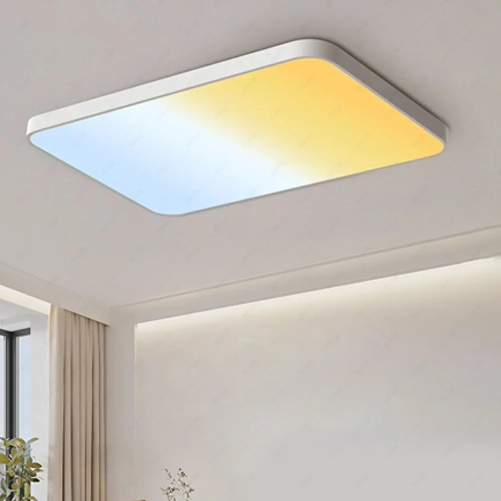 Round Ultra Thin Ceiling Lamp Modern Eye-Protection Living Room Bedroom Nordic Modern Led Ceiling Light Sky Mirror Ceiling Light