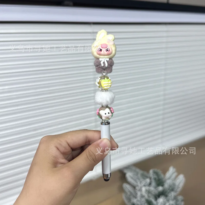 1 قطعة قلم خرز كريمي قلم محايد كرتوني #4