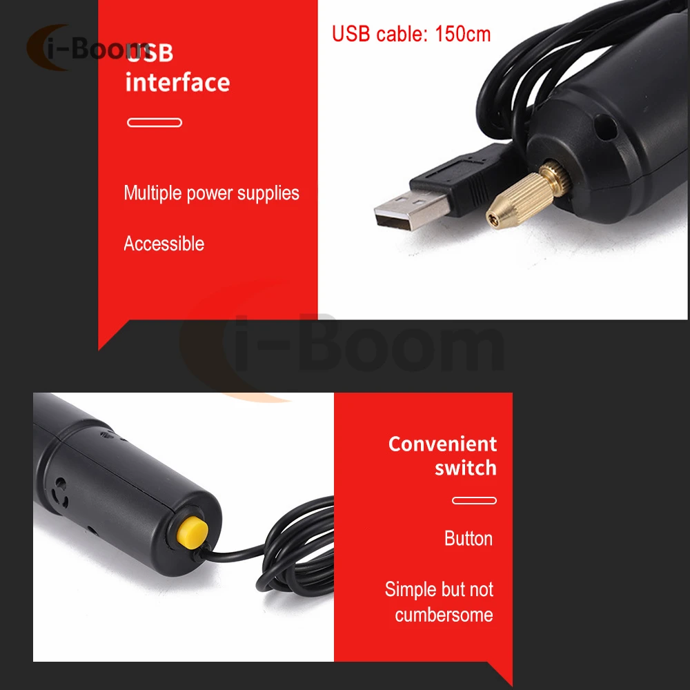 USB Mini Drill Kit Wireless Engraving Polishing Pen Electric Drill For Jewelry Pendant Metal Dremel Tools Dust Drilling Carving