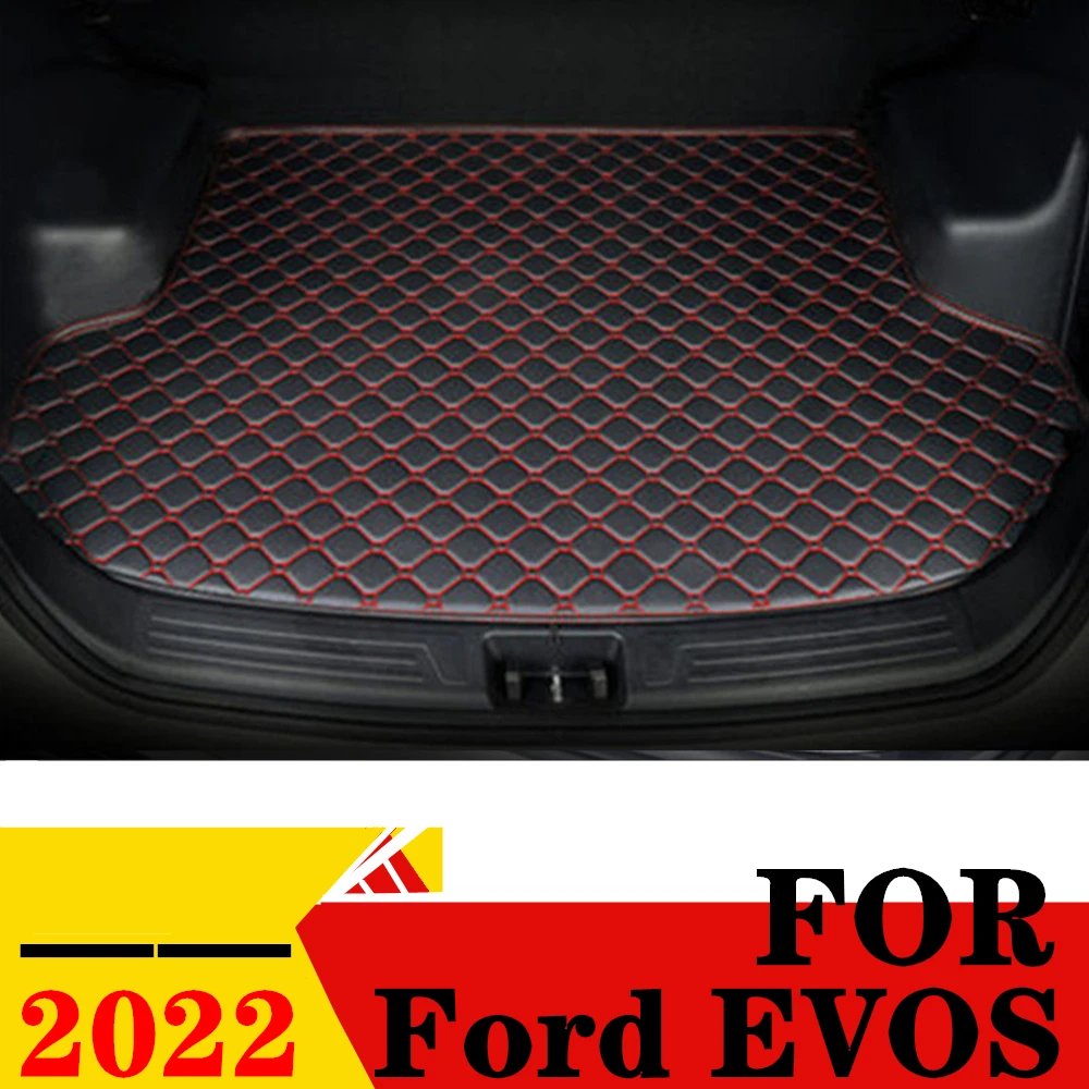 

Коврик для багажника автомобиля Ford EVOS 2022, плоский боковой защитный коврик для задней части грузового автомобиля