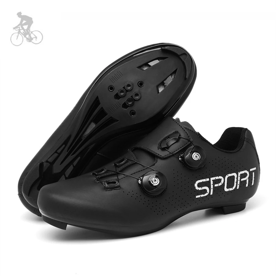 Zapatillas ciclismo Mtb para hombre y mujer, calzado de ciclismo de carretera y montaña, tacos autoblocante, zapatos planos de bicicleta de carreras, para Shimano SPD SL, 2025