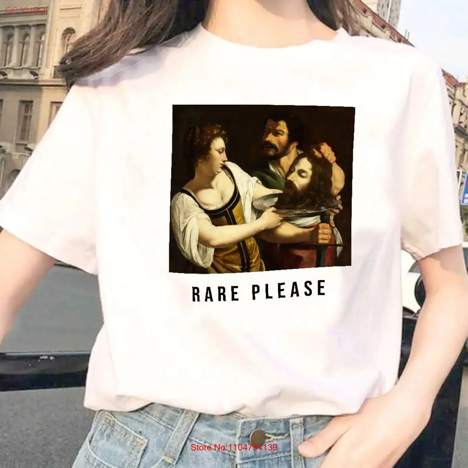 Judith Slaying Holofernes T shirt Beheading Artemisia Gentileschi Historical Renaissance Femme Fatale vintage Washed Stylish