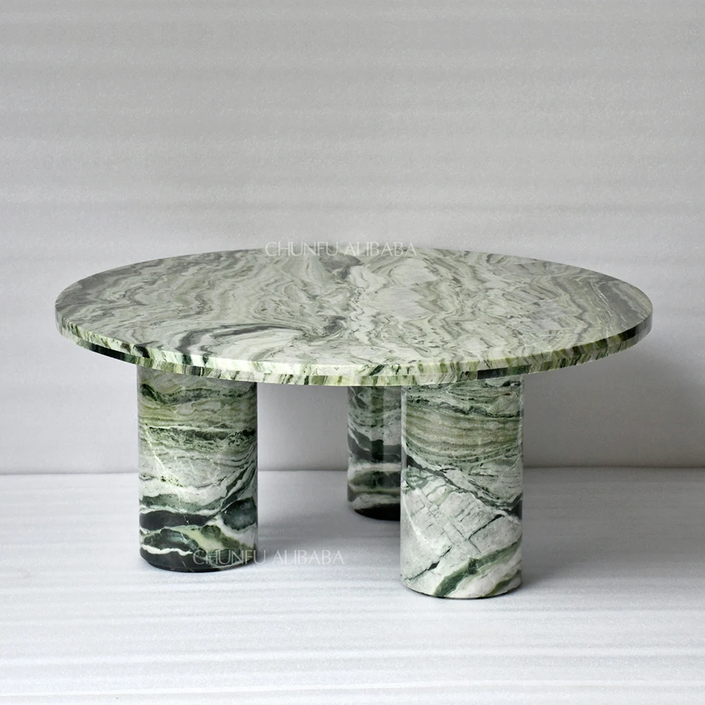 Modern Natural Marble Nesting Coffee Side Table OEM ODM Farmhouse Living Room Furniture Convertible Home Office  Table Set