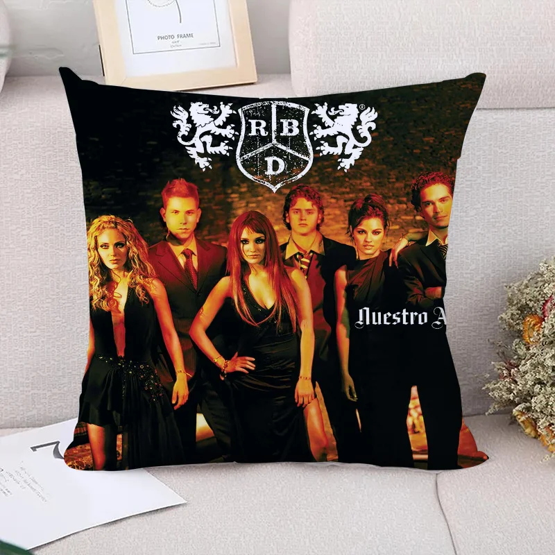 RBD Decorative Pillows for Sofa Pillow Cover Pillowcases Bed Cushions Pillowcase Decor 40x40 Decoration Living Room Short Plush