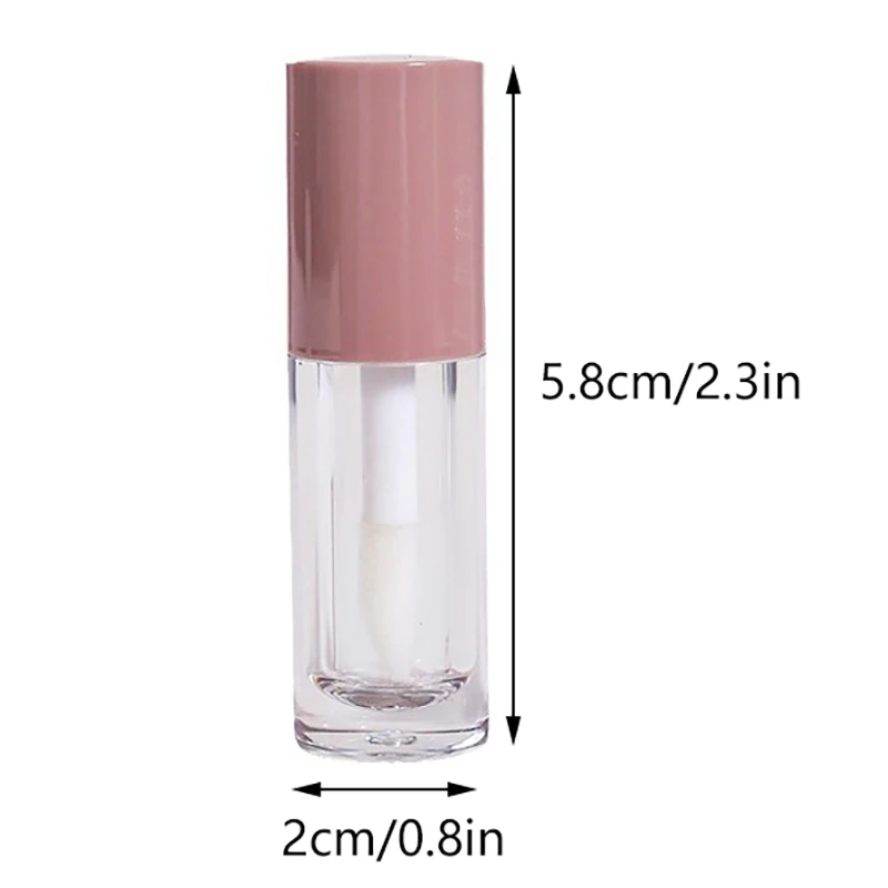 2ML Refillable Bottle Lip Glaze Empty Tube Lip Gloss Tube Lipstick Tube Lip Glaze Tube Eyelash Tube Thick Rod Travel Supplies