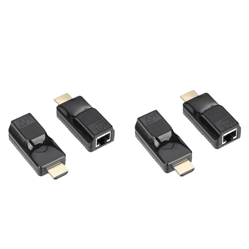 QWE-1080P HDMI-Compatible To RJ45 Extender Adapter 60M For HDTV DVD