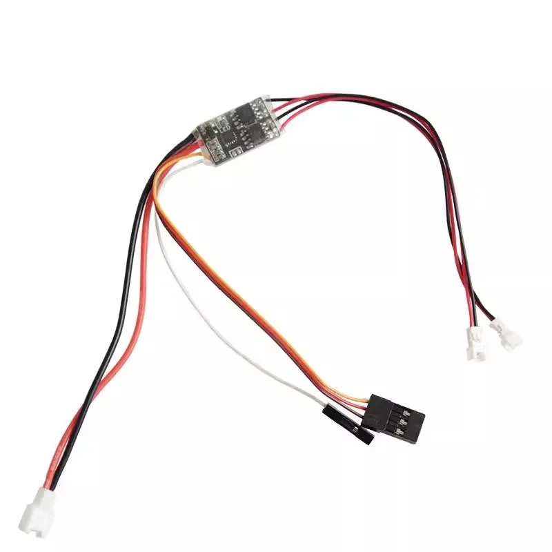 MRK-3A Dual Channel Two-way Brushless Electric Control Mini ESC1-3S 3A for Boat Tank Tracked Vehicle Model Modified