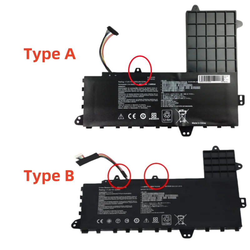 New 7.6V 32Wh Laptop Battery B21N1505 For ASUS E402M E402MA E402S E402B E402N E402NA E402WA E402SA X402MA F402NA L402NA 4Cell