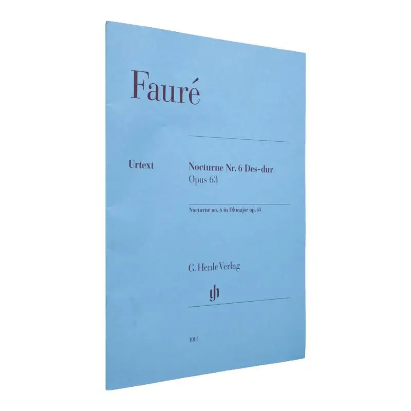 

HN1081 Faur Nocturne No 6 D Flat Major Op 63 Loy Felix G Henle Verlag 9790201810812 Book