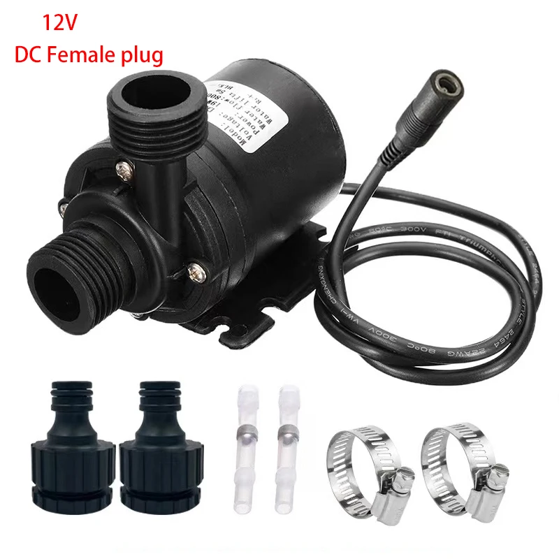 RV Vehicle Home DC 12V 24V  800L/H Portable Brushless Motor Submersible Water Pump 5M for Cooling System Fountains Heater Mini