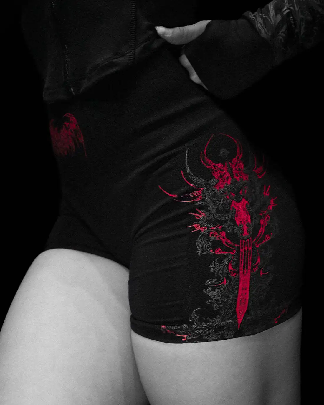 Breathedivinity Damen Hochelastische Po-Formende Fitness-Übungs-Yoga-Shorts – Detail 6