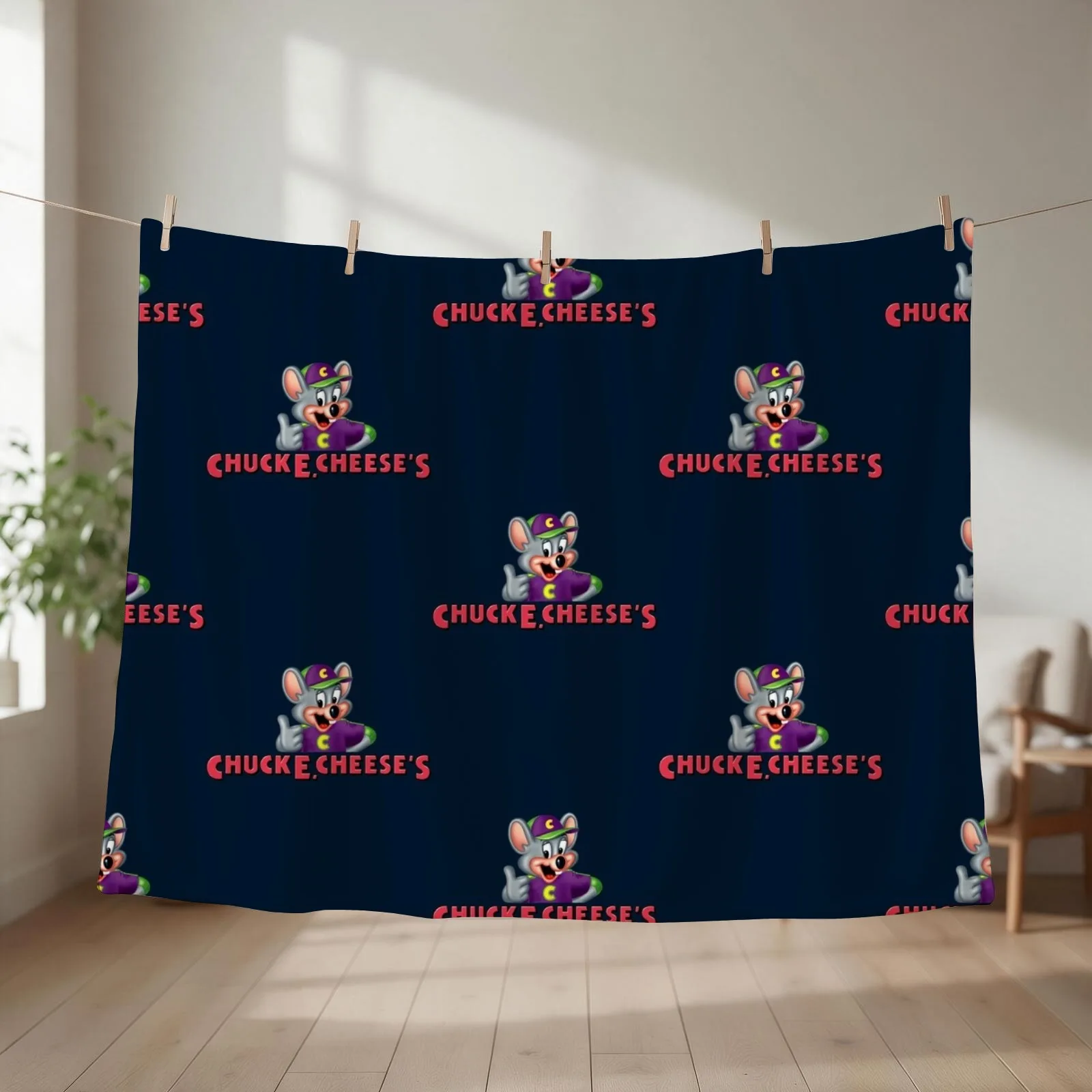 Chuck E. Cheese_amp_x27_s Throw Blanket valentine gift ideas Large Stuffeds Extra Large Throw Blankets