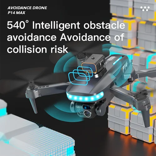 Imagen 2 del producto MIJIA-Dron P14 Max, 8K, 5G, GPS, sin escobillas, evitación de UAV, retorno, fotografía aérea HD, 4 cámaras, Control remoto, Aerocraft