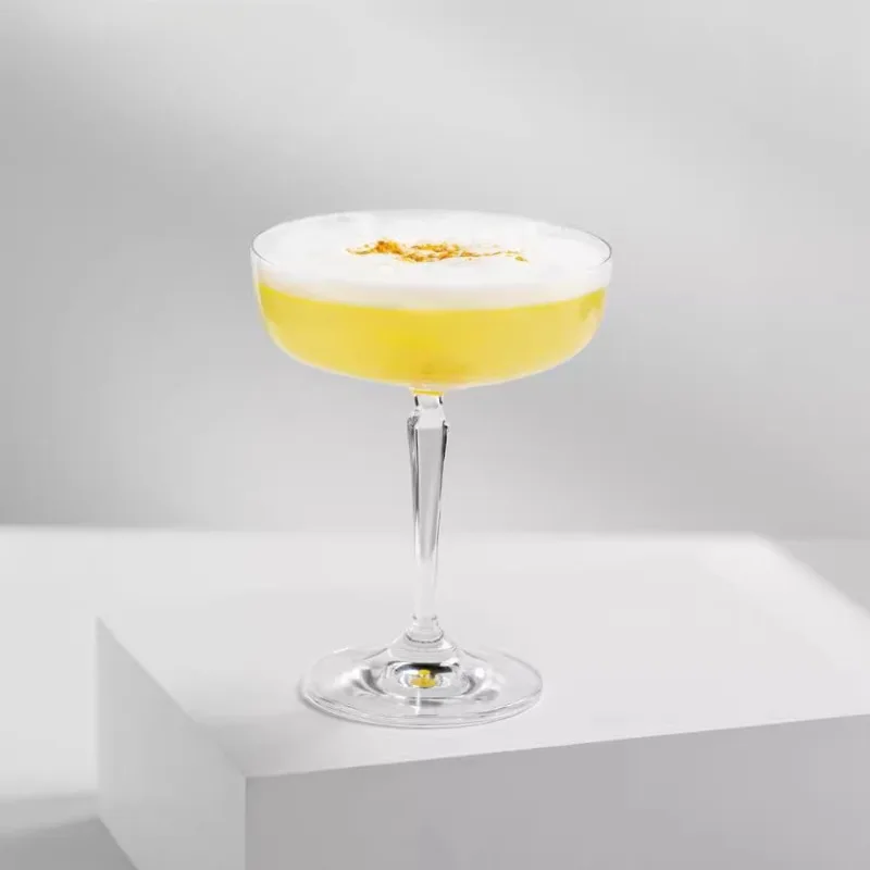 

Vintage Tall Crystal Disc Champagne Glass, Cocktail Glass