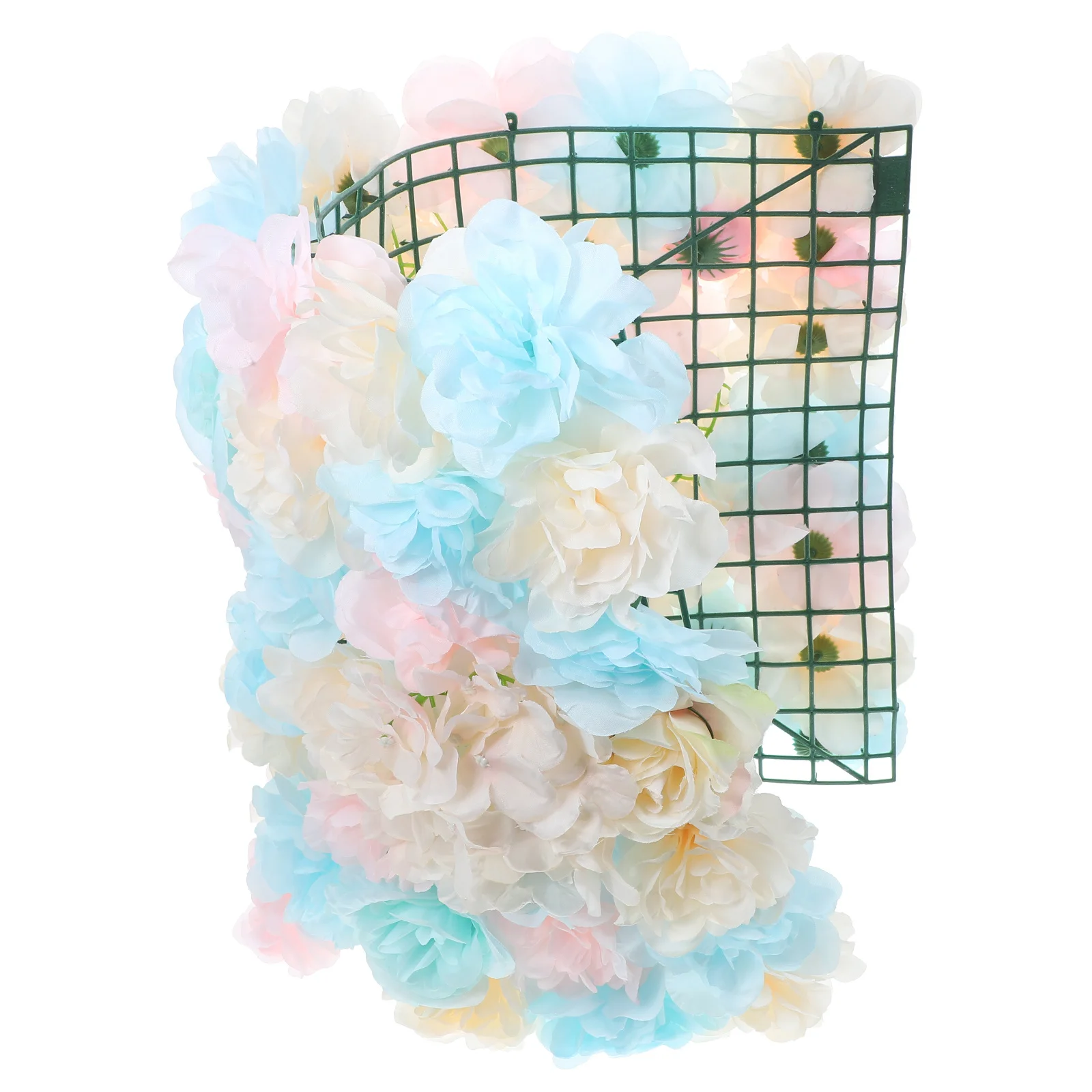 

Artificial Flowers Wall Panel Realistic Rose Flower Backdrop Wedding Party Home Decor Faux Silk Floral Wall Decoration