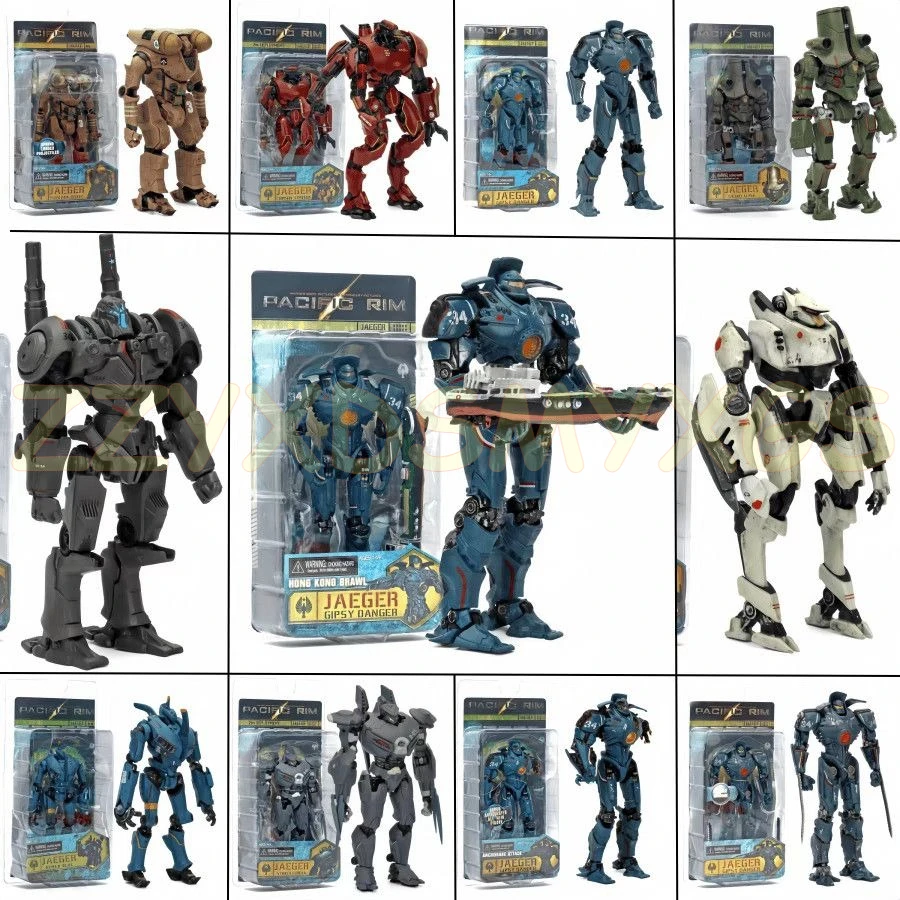 

In Stock Pacific Rim Robot Action Figures Gipsy Danger Striker Eureka Romeo Blue Tacit Ronin Replica Model Toys Collectible Gift
