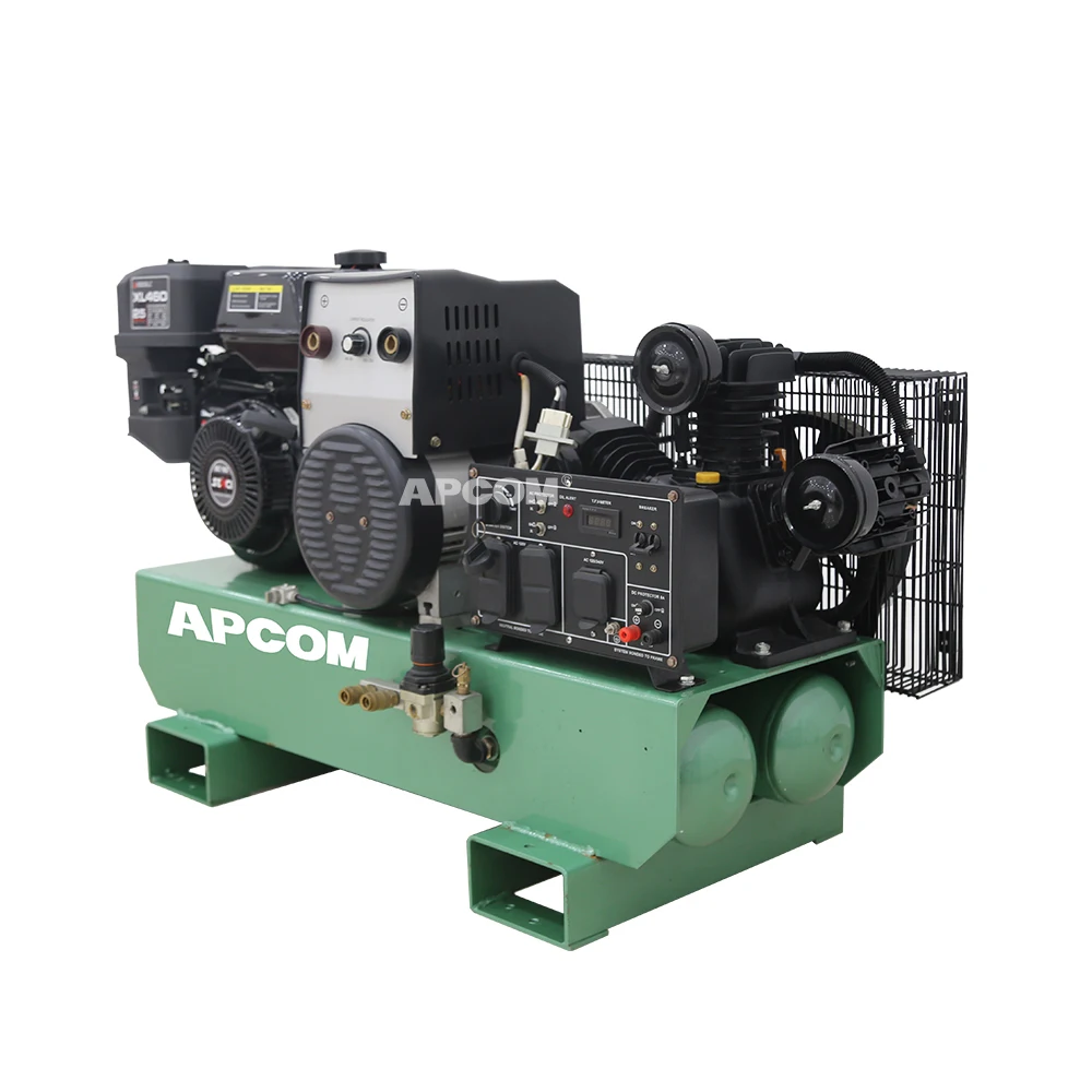 

2026 APCOM 18HP Generator Electric Welding Machine Engine air Compressor