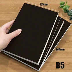 B5 Notebook Extra Thick Student Practical Note Pad, 128 Sheets/256 Pages Soft Copybook Journal