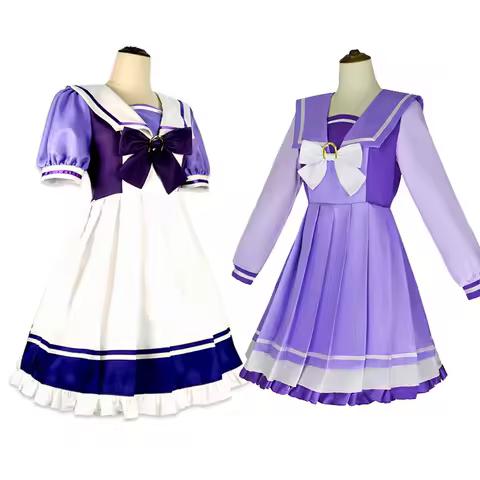 Anime Uma Musume Pretty Derby Cosplay Costume Toukai Teiou School Uniform Gold Ship Special Week Cosplay Lolita Sailor Dress