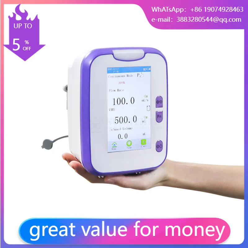 SY-G096 Hot Sale Real-time Infused Volume Nutrition Pump Portable Digital Rotary Feeding Pump Price
