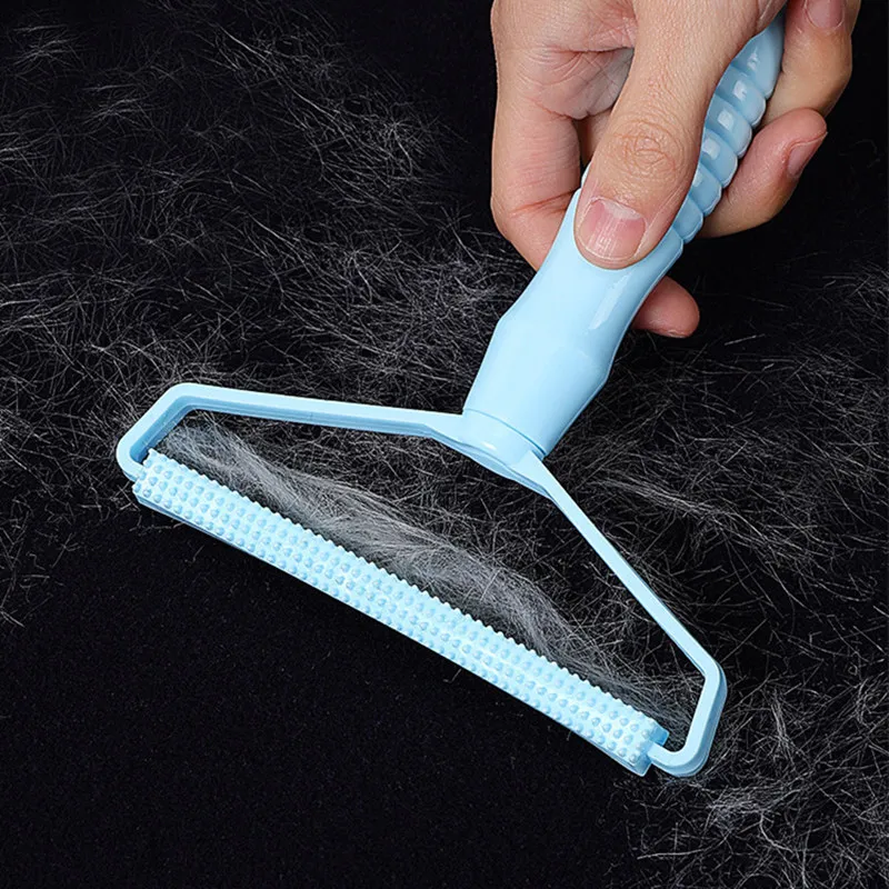 Cat Brush Cat Hair Remover Clothes Wool Scraper Portable Pet Grooming Brush Sofa Fabric Cleaners Pet Hair Removal Cleaning Tools