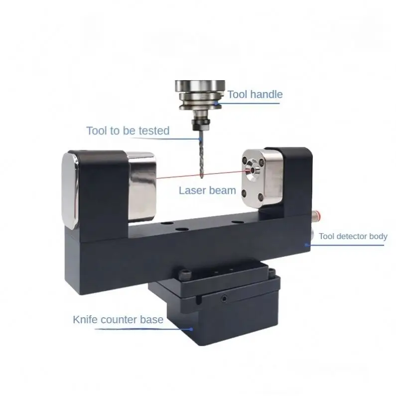 CNC System Laser Setter Tool Length Setter Ear Compensation Non-touch Setting Probe for Machining Centers