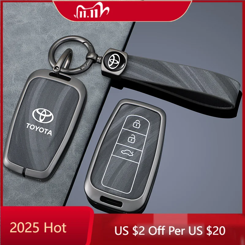 

Колпаки для автомобильных ключей для Toyota Prius Camry Highlander Corolla Avalon CHR C-HR RAV4 Land Cruiser Prius GT86 4Runne