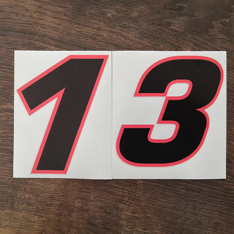 Three RatelsFTC-717#  Car Styling Racing Number Camouflage Sticker Motocross Auto Stickers Bike  Waterproof decals