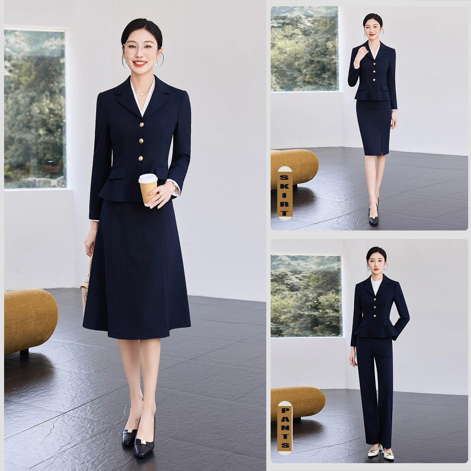 

Женская профессиональная офисная одежда: 3 стиля, высокое качество, изысканный и элегантный дизайн