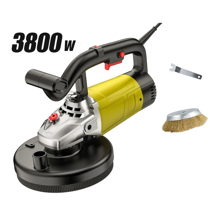 Multifunctional Wall Grinding Machine Cement Rough Grinder Ground Concrete Polishing Machine Dust -Free Ground Angle Grinder