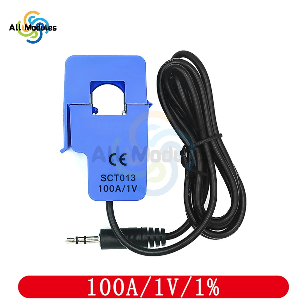 SCT013 SCT-013 Switching Current Transformer Current Sensor 50hz-150khz Transformer 10A 60A 100A Open-Close Current Transformer