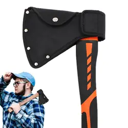 Outdoor nylon ax protective cover Nylon Hatchet Cover And Protector Thicken Camping Axe Sheath With Metal Buckle Waist Hangable