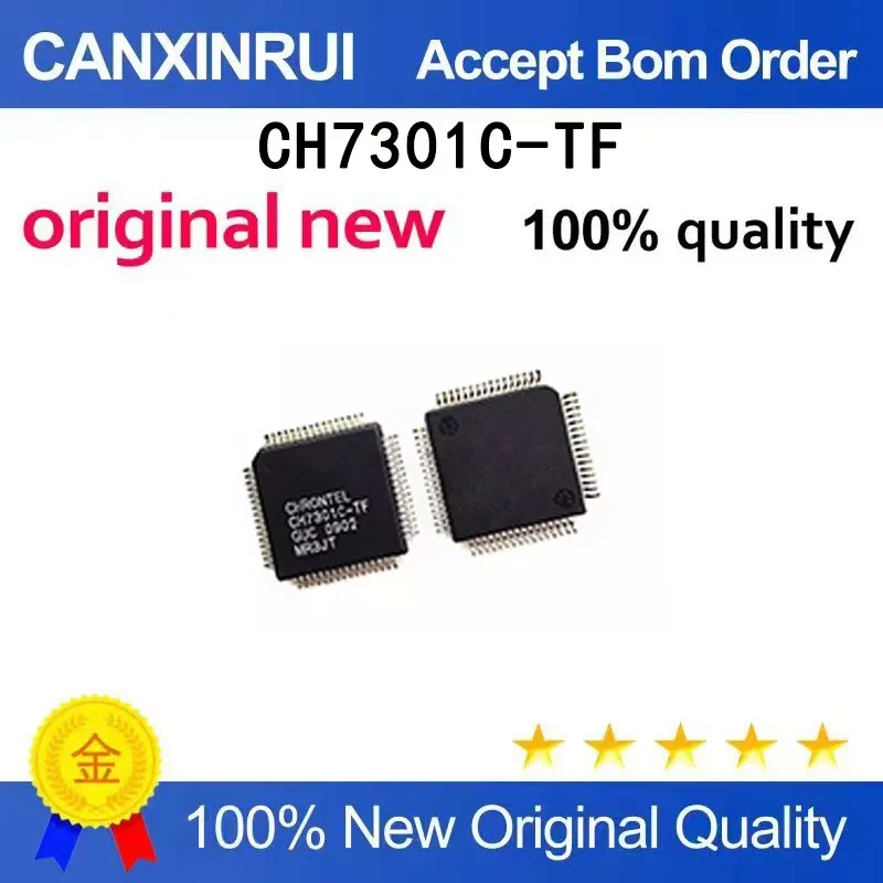 

(5-100 pieces)Brand new original CH7301C-TF CH7301C QFP64 spot chip IC