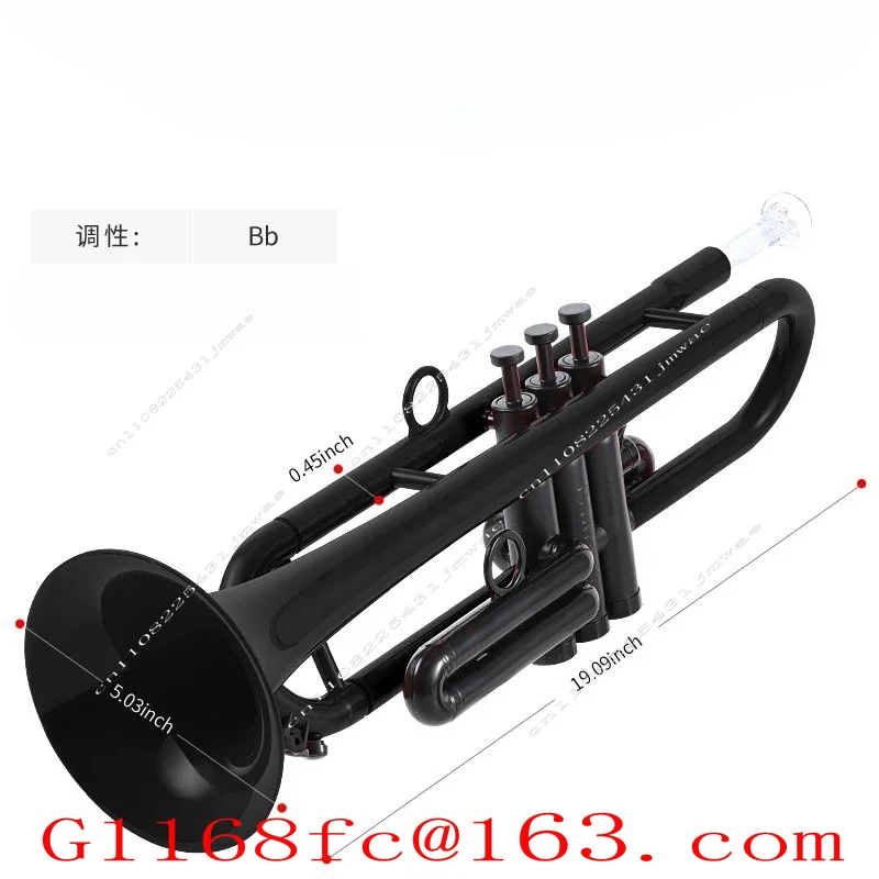B Flat Plastic Trumpet Musical Instrument Adult Beginners General C Major Students Play