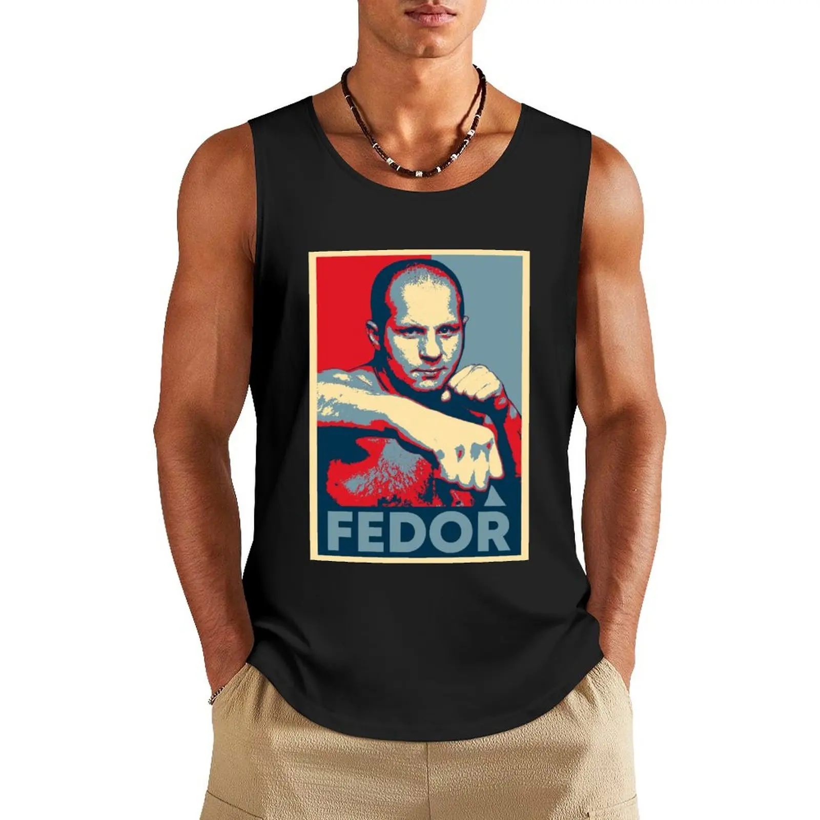 Fedor Emelianenko Hope Tank Top basketball gym clothes man