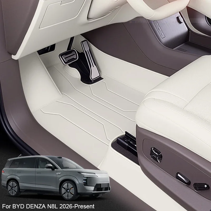 

For BYD DENZA N8L 2026-PresentCustom Nappa Leather Anti-Slip Car Foot Protect Mat Luxury Waterproof Floor Pad Interior Accessory