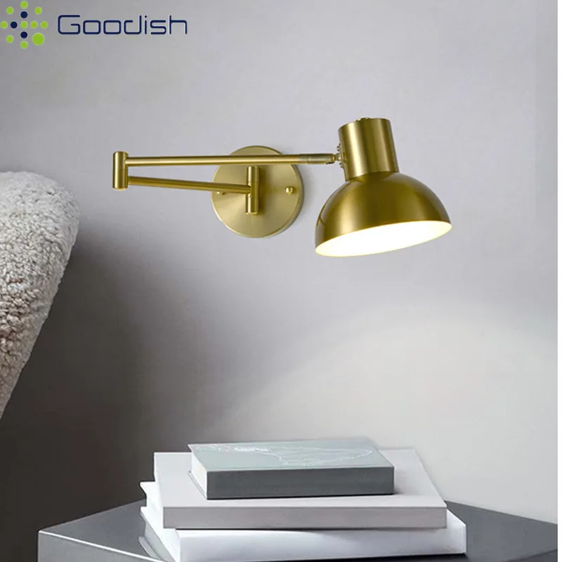 

Modern Touch Sensor Adjustable Swing Long Arm LED Wall Lamps Art Creative Lights for Chidren's Room Home Decoration Chandeliers
