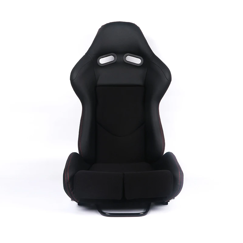 High Quality Reclining Backrest Racing Seat Black Spliced Embroidered Carbon Fiber Racing Seat