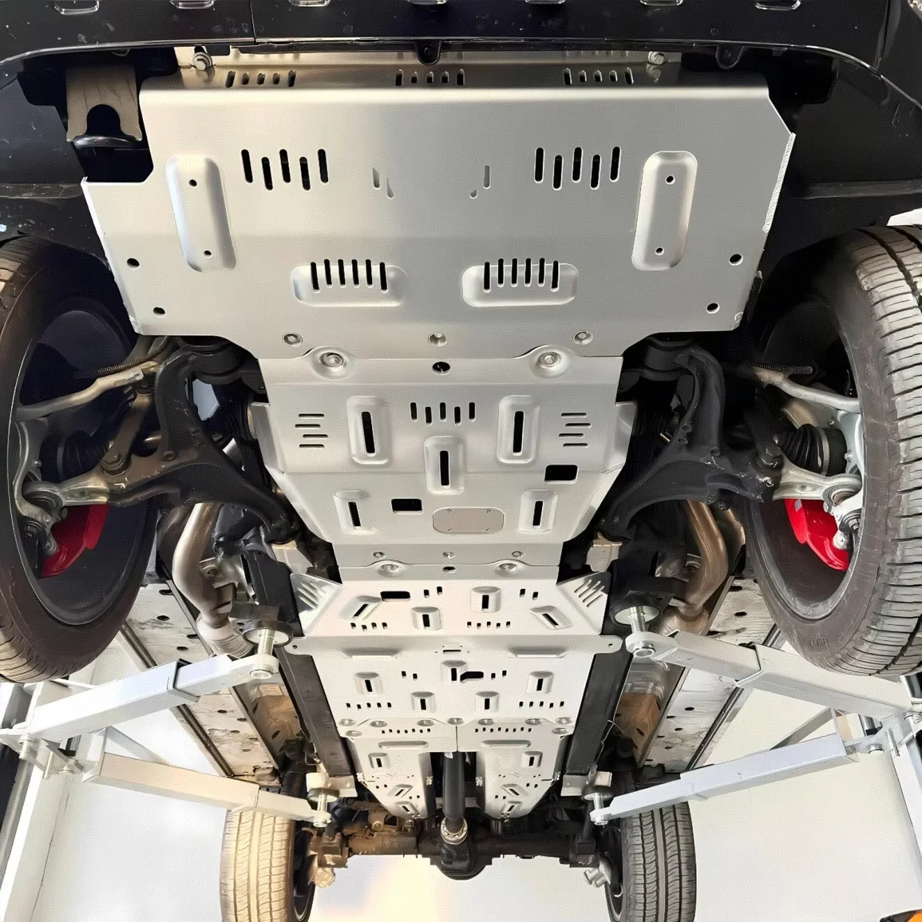 Off-road 4x4 Protection Sump Gurd for Mercedes G550 G63 Goline 2019-2024 8mm Al-Mg Alloy Engine Chassis Skid Plate Belly