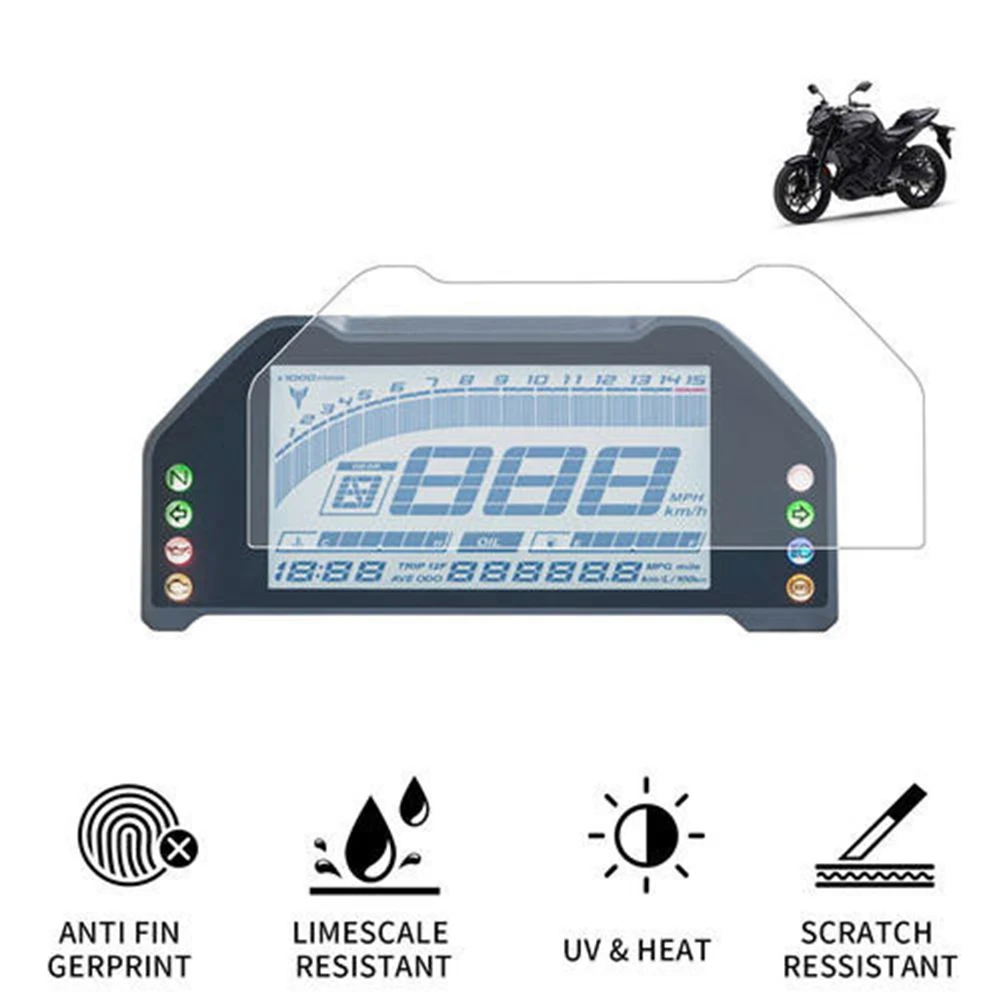 

For Yamaha MT-03 MT-25 R25 R3 2022-2019 Motorcycle Instrument Cluster Scratch Screen Protection Film Dashboard Screen Protector