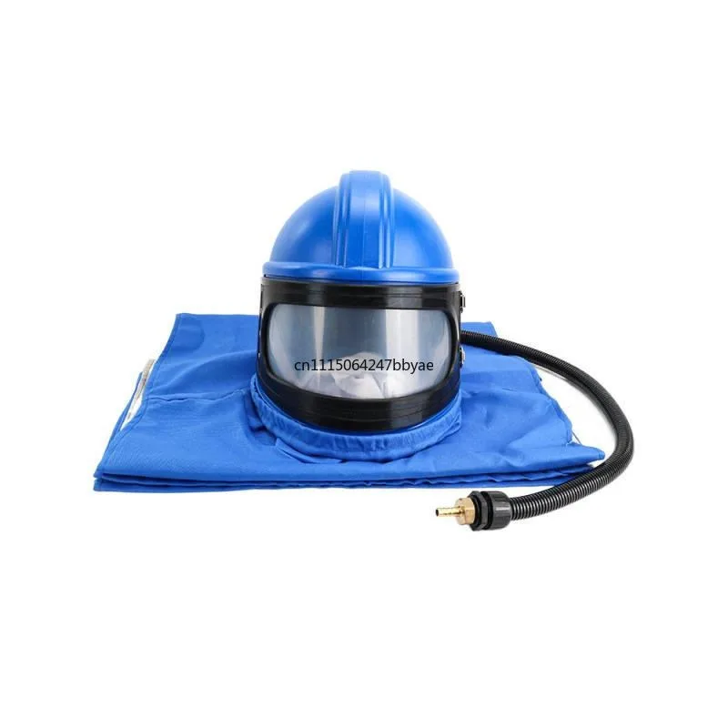 For Sandblasting Hood Sand Blast Helmet With Air Breathing Hose For Sandblasting Work Protection