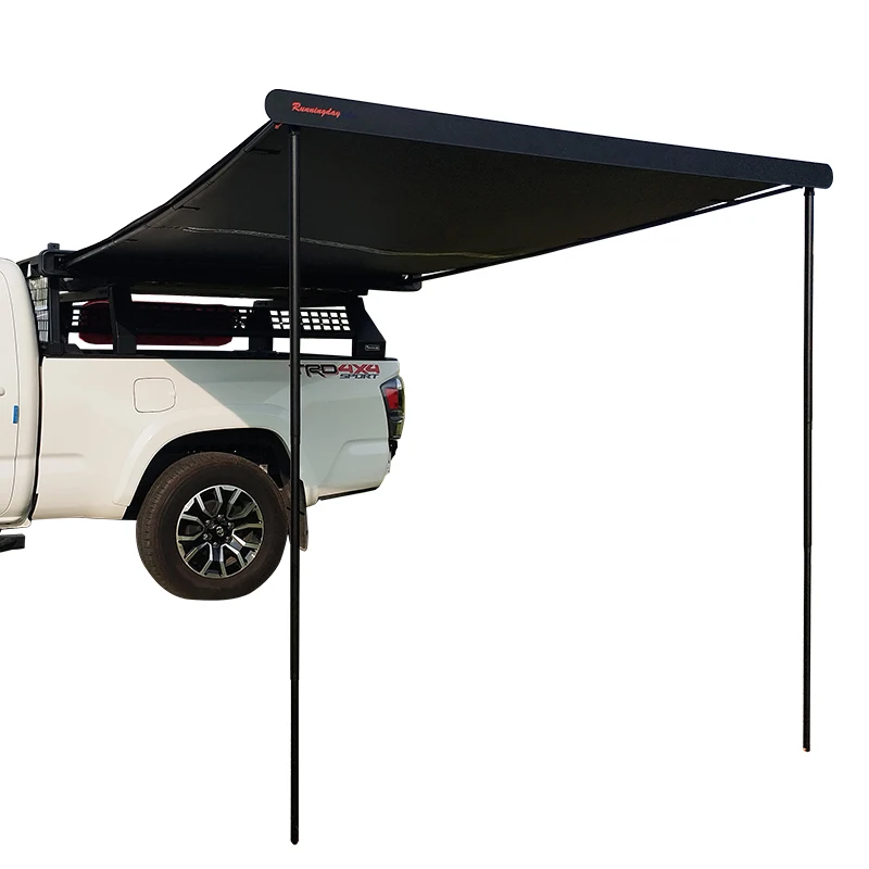 Retractable 4x4 Offroad Car Parking Roof Aluminum Case Automatic Foldable Camping Free Standing Awning Tent