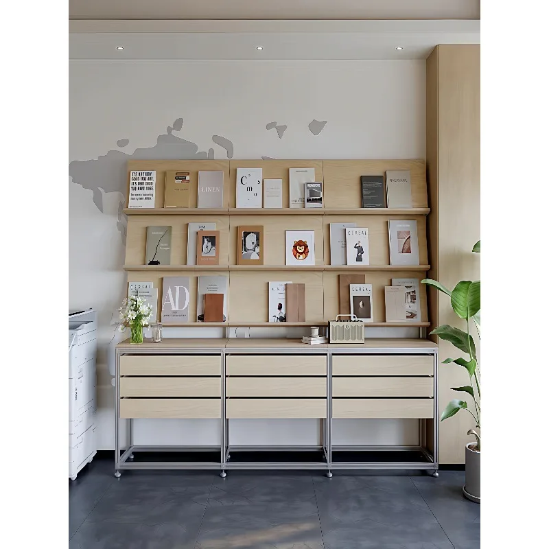 

Shelf Cafe Island Terrace Multi-layer Display Cabinet
