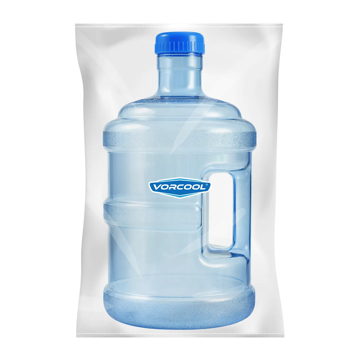 

Pure Water Bottle Jug Portable Reusable 5L Large Capacity Hollow Handle Thickened Food Grade Water Storage Tub Outdoor Camping