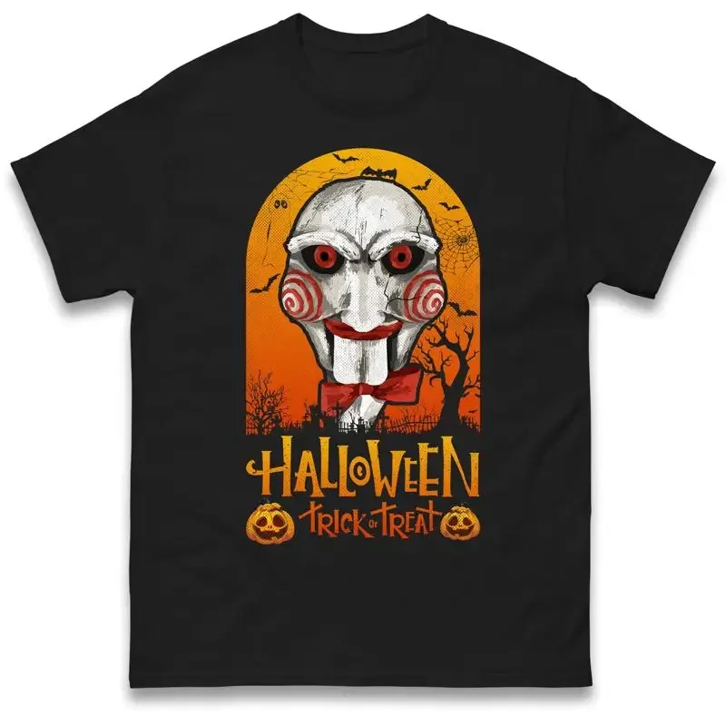 Halloween Pumpkin Trick And Treat Horror Character T Shirt Scary Night