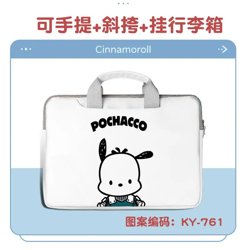 

Sanrio Pachacco Stitch Cute Laptop Bag 12 13 14 15 16 Inch Waterproof Laptop Bag for Macbook Air Pro Dell Xiaomi Huawei Handbag