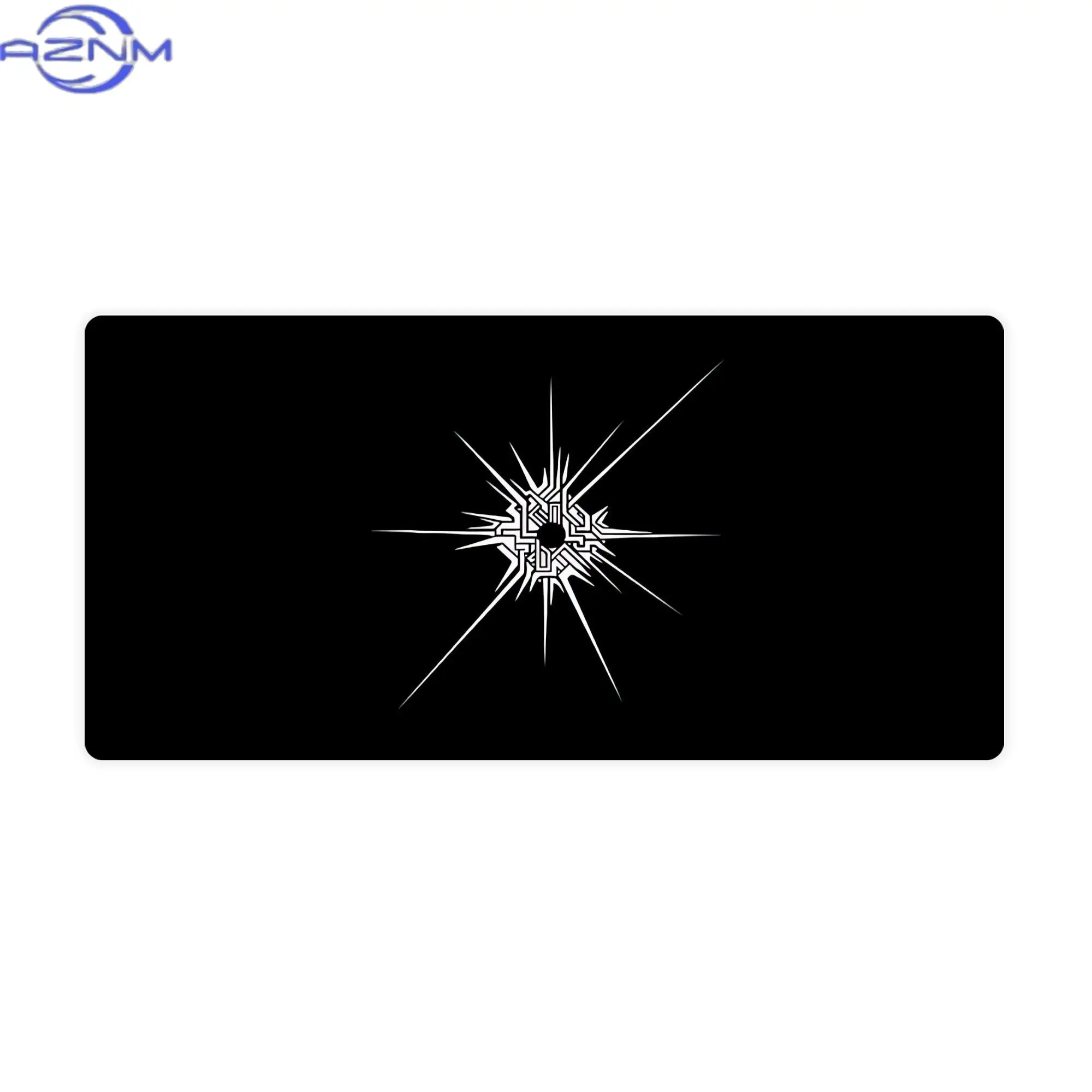 Eye Of The Universe White Desk Mats Galaxy Themed Keyboard Mat for Coders and Tech Enthusiasts Adds Depth and Mystery to Your De