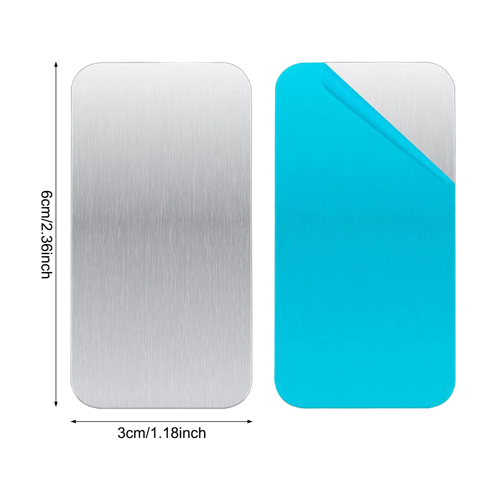 Metal Adhesive Pads Strong Magnetic Metal Plates for Wall Phone Holder Car Mount Vent Cover DIY Home Office Organizer