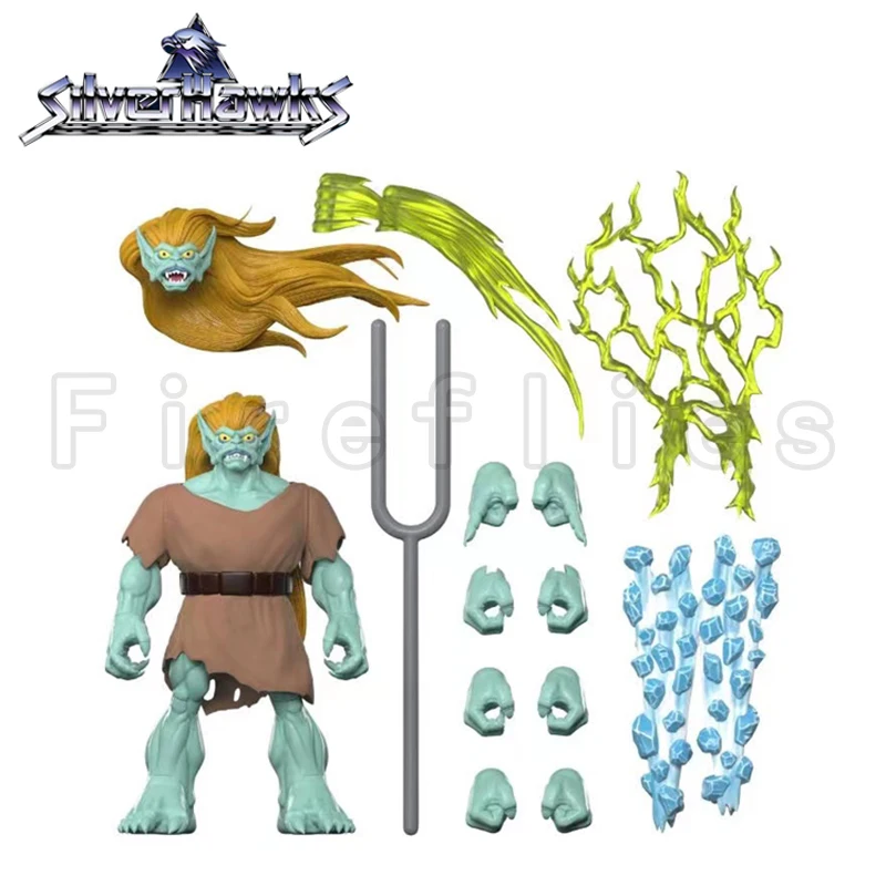 

7inches Super7 Silverhawks Action Figure Wave 2 Windhammer Anime Movie Model For Gift Free Shipping