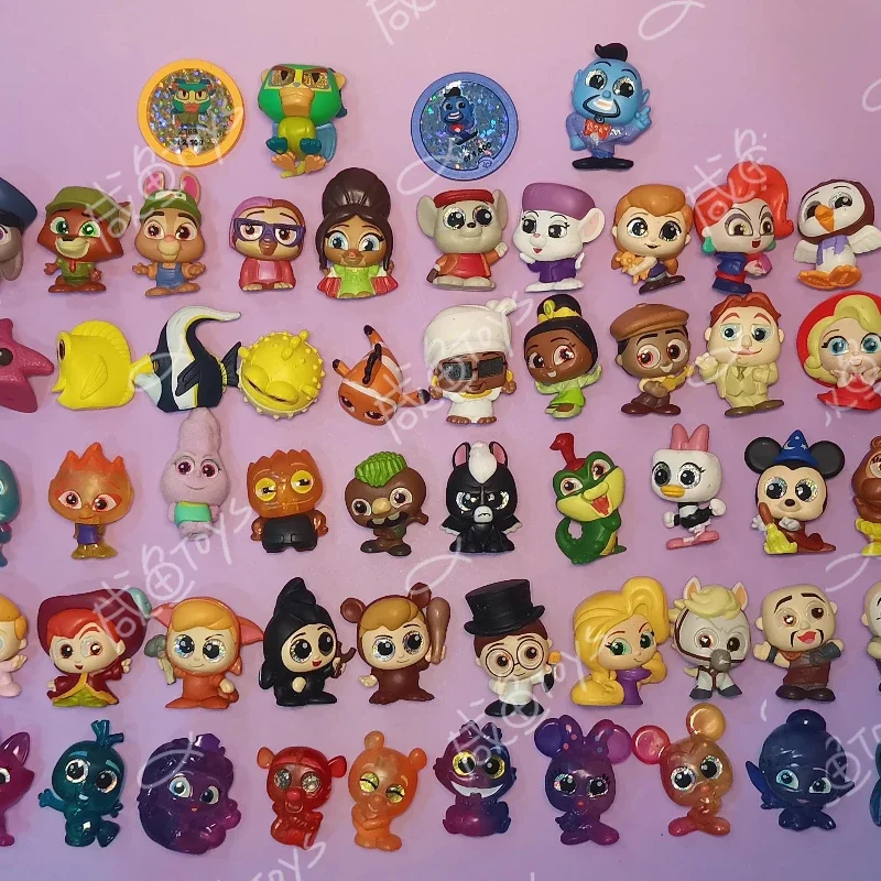 ディズニー Doorables シリーズ 11 テクニカラー引き継ぎアクションフィギュアステッチミッキーミンネニモローリーガラス目人形子供のギフト